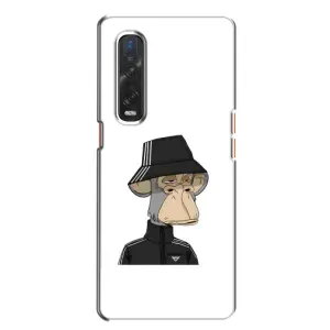 Чехлы с Обезьянами NFT для Oppo Find X2 (AlphaPrint) (обезьяна NFT Adidas)