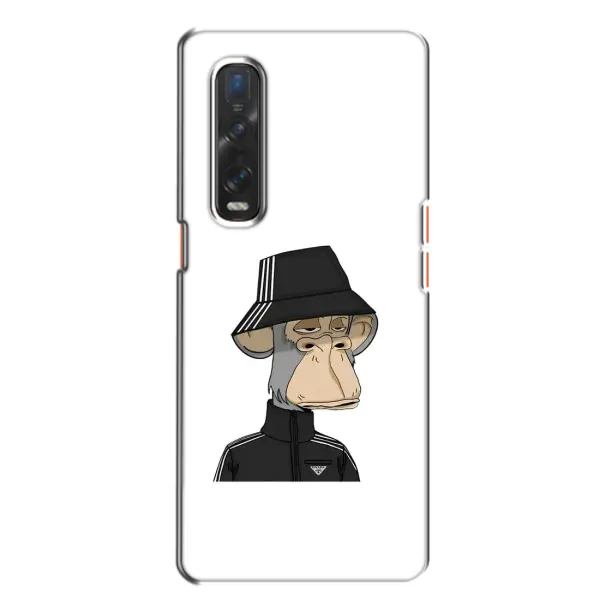 Чехол с принтом «обезьяна NFT Adidas» для OPPO Find X2