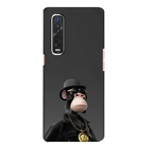 Чехлы с Обезьянами NFT для Oppo Find X2 (AlphaPrint) (Обезьяна NFT)