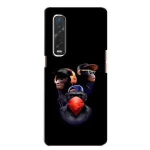 Чохол з Мавпами Oppo Find X2 - (AlphaPrint)