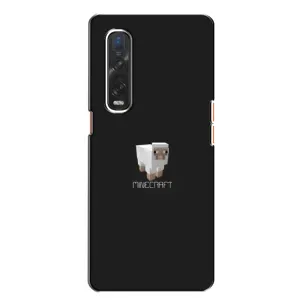 Чохол Майнкрафт на Oppo Find X2 (AlphaPrint) Minecraft (Овечка Майнкрафт)