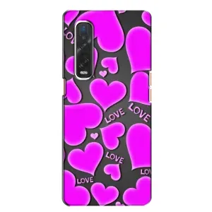 Чехлы для любимой на OPPO Find X2:
ОППО Файнд Ікс2 (VPrint) (Pink hearts)