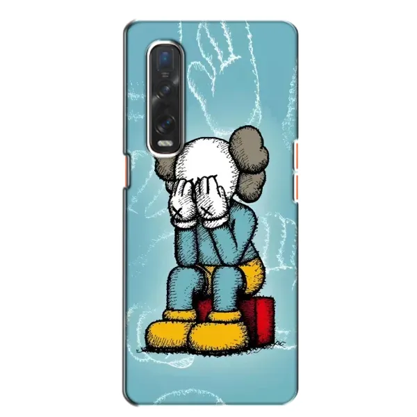 Чехол с принтом «Плач Bearbrick» для OPPO Find X2