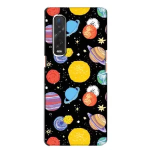 Космічні Чохли для OPPO Find X2:
				ОППО Файнд Ікс2 (VPrint) (Намальовані планети)