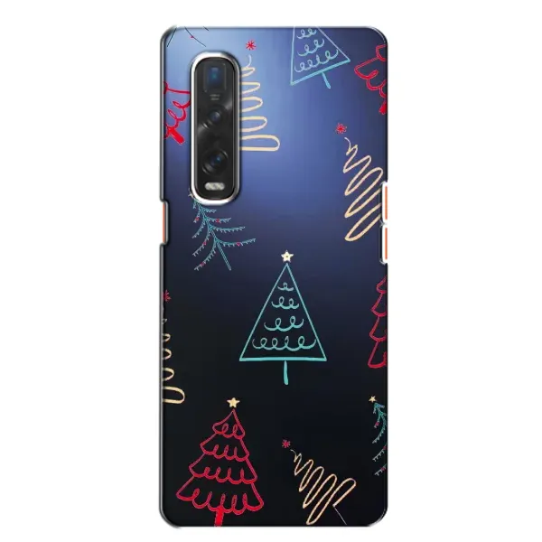 Чехол с принтом «Рождественские елки» для OPPO Find X2 Чехол с принтом «Рождественские елки» для OPPO Find X2