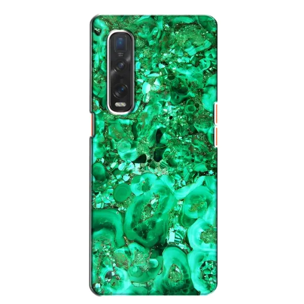 Чехол с принтом «Салатный Мрамор» для OPPO Find X2 Чехол с принтом «Салатный Мрамор» для OPPO Find X2