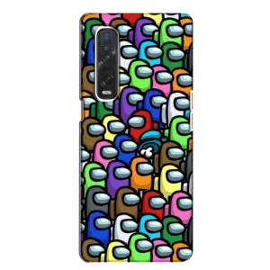 Чехол Амонг Ас для Oppo Find X2 (AlphaPrint)