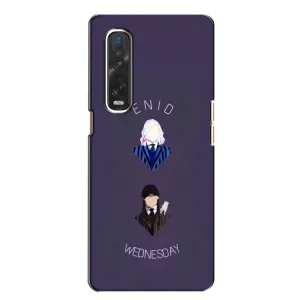 Чохли Венсдей на Oppo Find X2 Уенсдей (AlphaPrint) (Венздей і подруга)