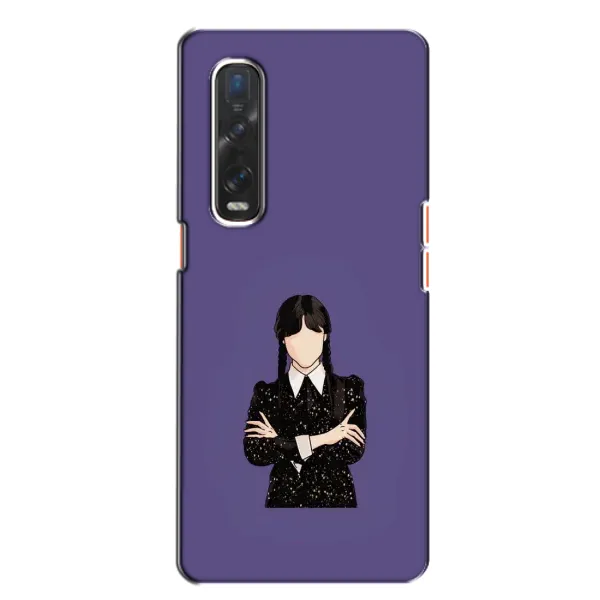Чехол с принтом «Уэнздей в черном» для OPPO Find X2