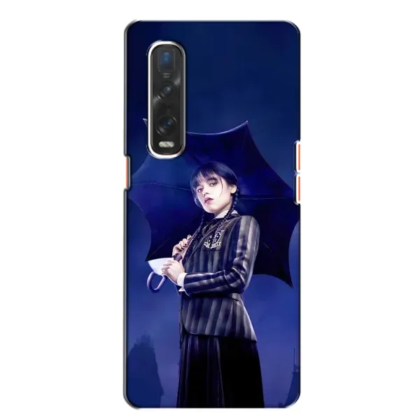 Чохол з принтом «Венсдей» для OPPO Find X2