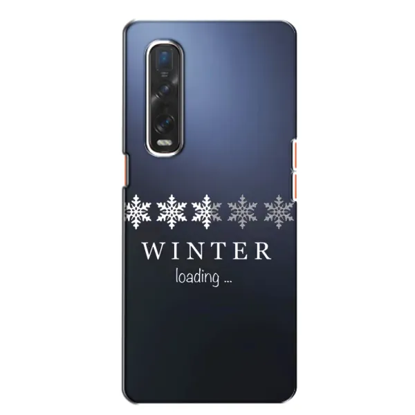Чехол с принтом «Winter loading» для OPPO Find X2 Чехол с принтом «Winter loading» для OPPO Find X2