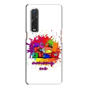 Чохли Амонг Ас для Oppo Find X2 (AlphaPrint) (Яскравий АмонгАс)