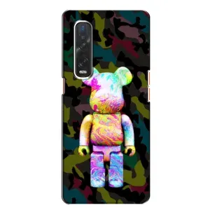 Чохли для Oppo Find X2 - Bearbrick Louis Vuitton (PREMIUMPrint) (Яскравий Bearbrick)