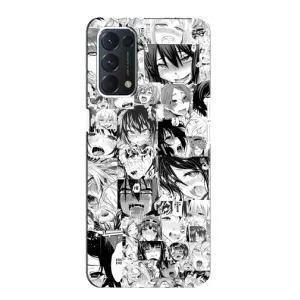 Чехлы Персонажи Аниме Наруто для Oppo Find X3 Lite (AlphaPrint) (Ahegao manga)