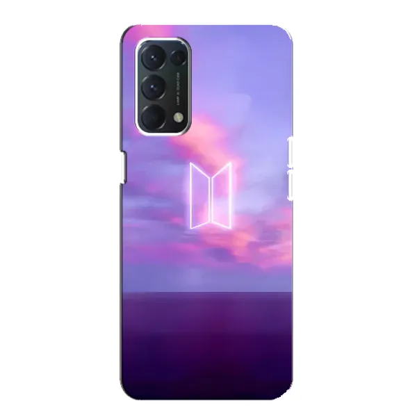 Чохол з принтом «BTS логотип» для OPPO Find X3 Lite