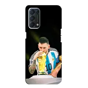Чехлы для Oppo Find X3 Lite (Leo чемпион) (AlphaPrint) (Кубок Месси)