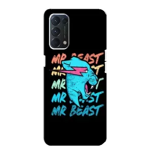 Чехлы Мистер Бист для Оппо Финд х3 Лайт (logo Mr beast)