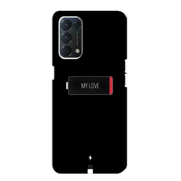 Чехол с принтом «Love battery» для OPPO Find X3 Lite Чехол с принтом «Love battery» для OPPO Find X3 Lite