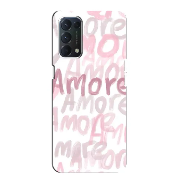 Чехол с принтом «Аморе любовь» для OPPO Find X3 Lite Чехол с принтом «Аморе любовь» для OPPO Find X3 Lite