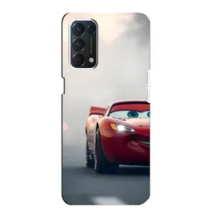 Силиконовый чехол Маквин для Oppo Find X3 Lite (Скоростной Маквин)
