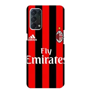 Чехлы для Oppo Find X3 Lite (VPrint) - Футбольные клубы (Milan)