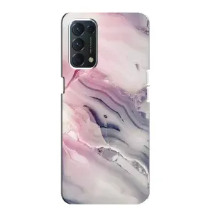 Мраморный чехол на Oppo Find X3 Lite (VPrint) (Пурпурный Мрамор)