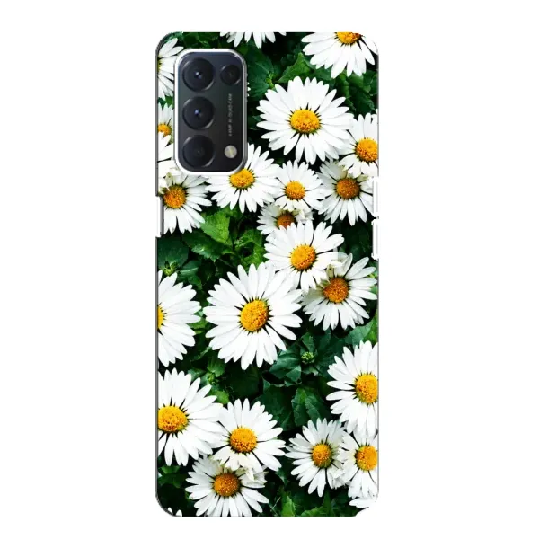 Чехол с принтом «Ромашки» для OPPO Find X3 Lite