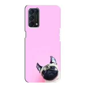 Чехлы с собаками для Oppo Find X3 Lite (VPrint) (Смешная собака)