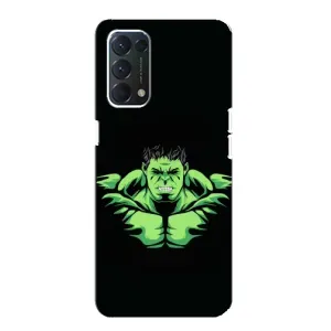 Чехлы с героями Марвел Oppo Find X3 Lite (VPrint) (Зелёный Халк)