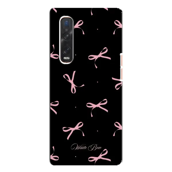 Чохол з принтом «Банти на чорному» для OPPO Find X3 Pro Чохол з принтом «Банти на чорному» для OPPO Find X3 Pro