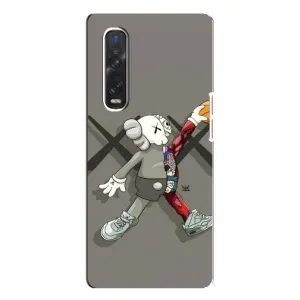 Чехлы для Oppo Find X3 Pro - Bearbrick Louis Vuitton (PREMIUMPrint) (Беарбрик Джордан)