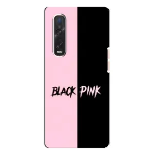 Чехол с музыкальной группой для Oppo Find X3 Pro (БлэкПинк)