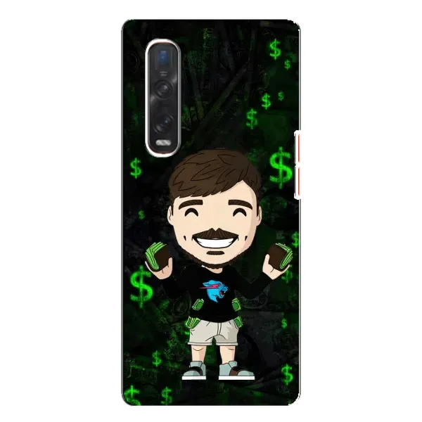 Чохол з принтом «Блогер Beast» для OPPO Find X3 Pro