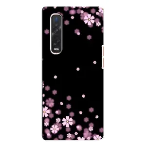 Чохол для ОППО Файнд Х3 Про - з принтом (Дизайнерські) (AlphaPrint) (Квіти маленькі)