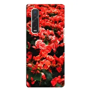 Чохли з квітами для Oppo Find X3 Pro (VPrint) (Квіти червоні)