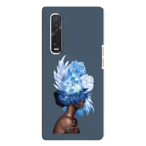 Чехлы (ART) Цветы на Oppo Find X3 Pro (VPrint) (Квіти на голові)