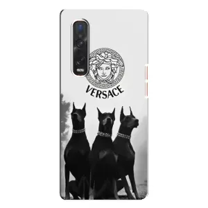 Чехлы VERSACE для Оппо Финд х3 Про (PREMIUMPrint) (Доберман Версаче)