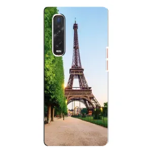Чохол Ейфелева Вежа Oppo Find X3 Pro - (AlphaPrint) (Дорога до Парижу)