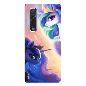Чохол для ОППО Файнд Х3 Про - (Єдинорожки - Новинки) (AlphaPrint) (Єдинорожки)