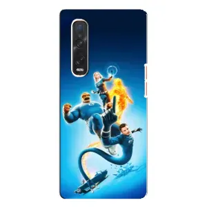 Чехол с принтом Фантастическая четверка для Oppo Find X3 Pro (Герои Фантастическая Четверка)