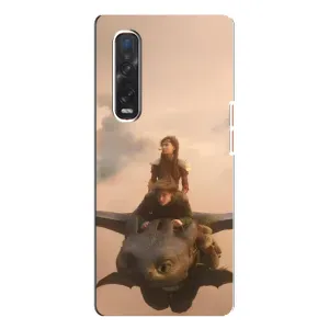 Чехол как приручить дракона на Oppo Find X3 Pro (Фильм дракон)