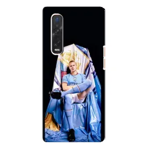 Чехлы с футболистом Ерлинг Холанд для Oppo Find X3 Pro (AlphaPrint) (футболист Холанн)