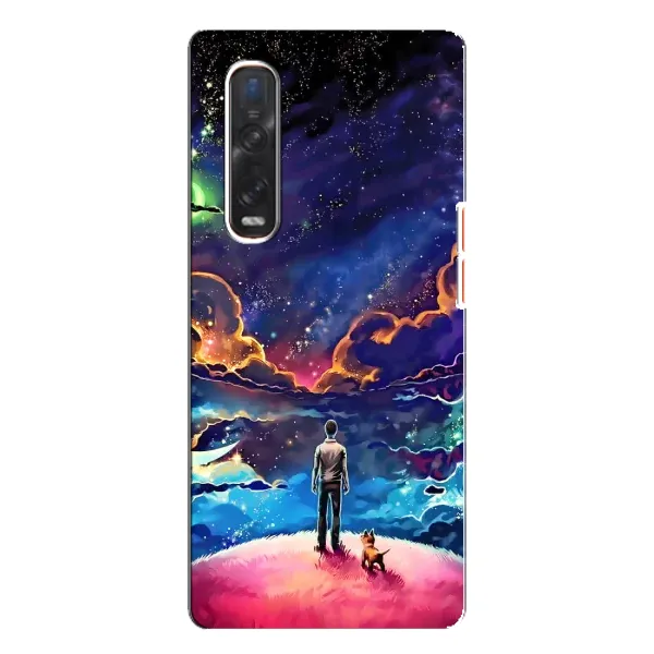 Чехол с принтом «Галактический вид» для OPPO Find X3 Pro