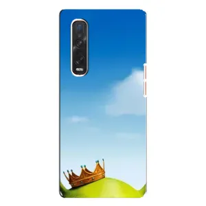 Чехол с мультфильмом Шрек на Oppo Find X3 Pro (Голова Шрека)