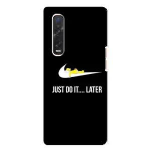 Чехол с Симпсонами для Oppo Find X3 Pro (VPrint) (Гомер Later)