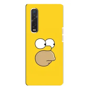 Чехол с Симпсонами для Oppo Find X3 Pro (VPrint) (Гомер)