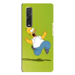 Чехол с Симпсонами для Oppo Find X3 Pro (VPrint) (Гомер Симпсон)