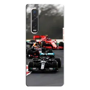 Чехол Формула1 на Oppo Find X3 Pro (Гонка Формула 1)