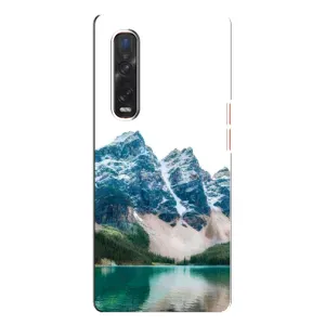 Силіконовий чохол з КАРТИНКАМИ літо для Oppo Find X3 Pro (AlphaPrint) (Гори)