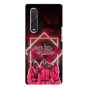 Чехол Гра в кальмара для Oppo Find X3 Pro (Охранники Игра кальмара)